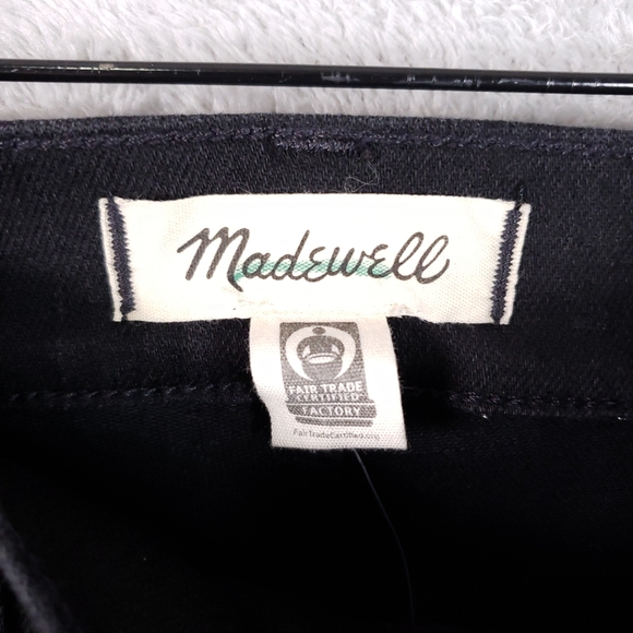 Madewell NWT Stovepipe Jeans Black Women's W23 NM217 - Picture 8 of 12